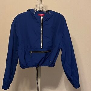 Guess Cobalt Blue Bomber Jacket